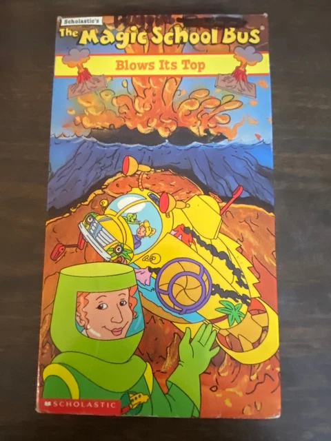 THE MAGIC SCHOOL Bus Blows Its Top VHS Volcanoes PBS Kids VTG RARE ...