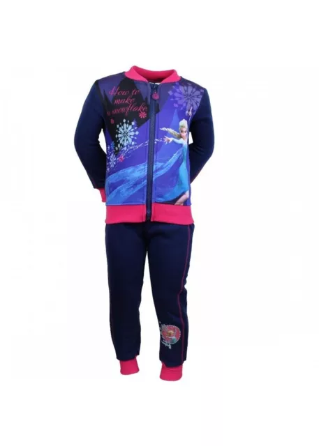 Jogging Girl Child La Queen of The Snow Frozen Disney Blue