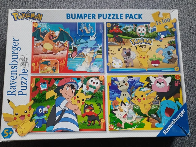Pokemon Puzzle Pack 4x 100 Teile Wie neu