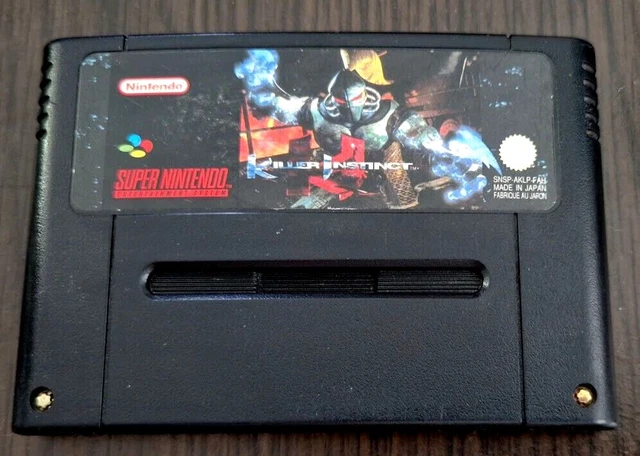 Jeu Super Nintendo Snes  " Killer Instinct " En Loose, Pal Version Fah !!