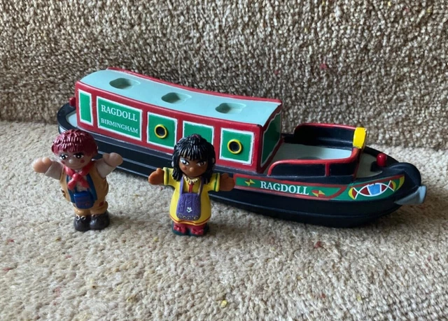 ROSIE JIM Canal Narrowboat Barge Boat With Figures Playset Rare rosie-jim-canal-narrowboat-barge-boat-with-figures-playset-rare