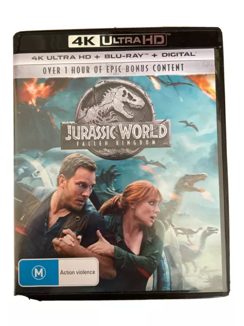 Jurassic World - Fallen Kingdom | Blu-ray + UHD (Blu-ray, 2018)  4K