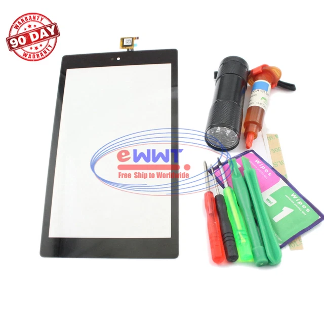 FREE SHIP for Amazon Fire HD 8 2018 8th Gen Original Touch Screen + Glue XKLU937