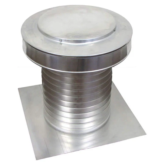 10 in. Dia Keepa Vent an Aluminum Roof Vent for Flat Roofs