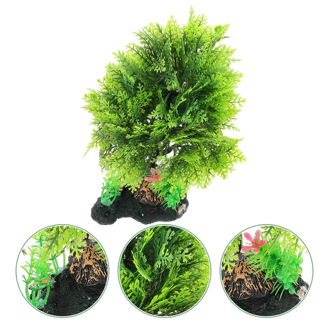 Aquarium Landscape Decorations Fake Plant Glass Fish Bowl Fish Tank Accessories