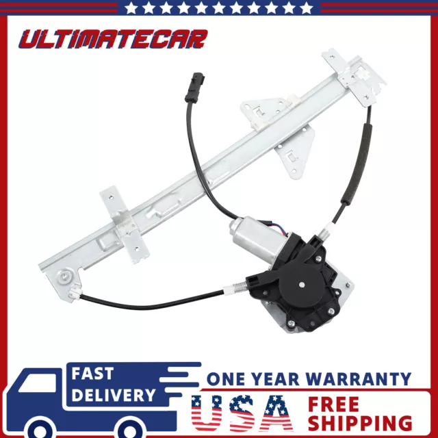 Rear Passenger Power Window Regulator & Motor For 98-03 Durango 00-04 Dakota