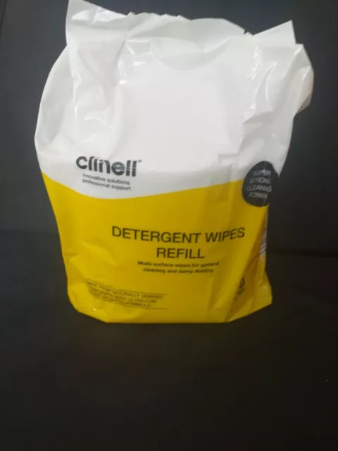 Clinell Detergent Wipes – Refill 260 Wipes Expires 15/01/23