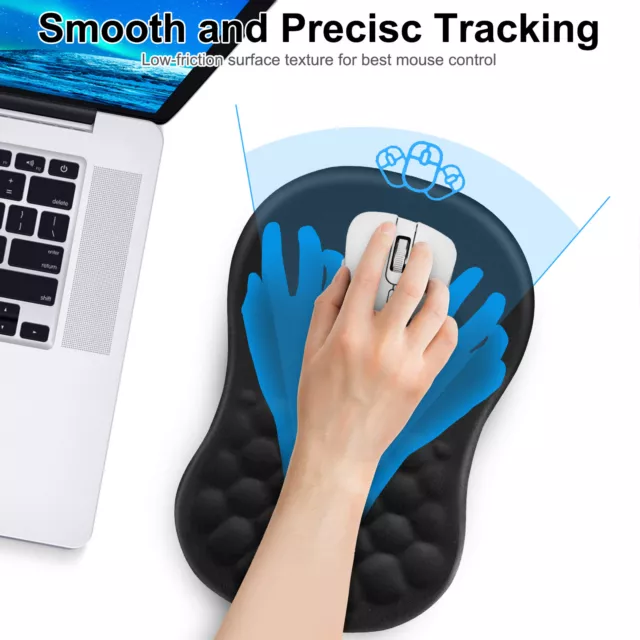 Mouse Pad Wrist Rest Support Ergonomic Comfort Mat Non-Slip Laptop Computer PC 3