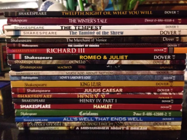 Lot of 21 William Shakespeare books Hamlet Julius Caesar Macbeth King Lear &more