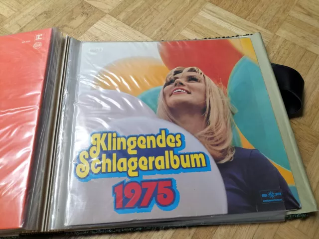 Schallplatten Sammlung 10 LP's, 70er Jahre, mit Sammelalbum