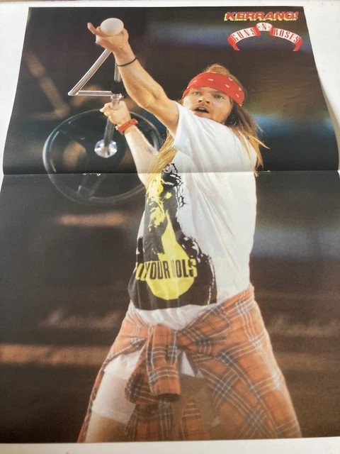 GUNS N ROSES AXL ROSE Poster A3 (30cm x 42cm approx) - RARE £0.99 ...