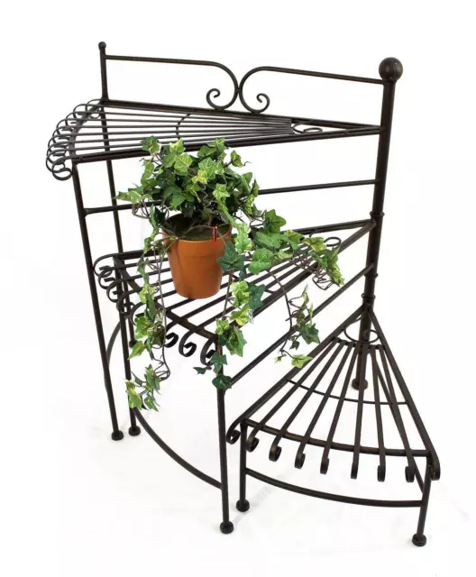 Blumentreppe Metall DY 12020 Blumenständer 64 cm Pflanzenständer Blumenhocker