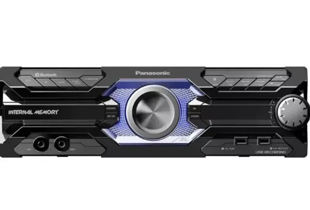 Panasonic SCAKX710GSK 2000W Mini Hi-Fi System - Black Blue Tooth 2