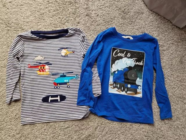 Boys Long Sleeved Tops Age 2-3 Years Vehicles Next/H&M