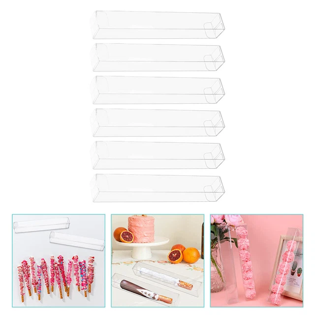20 Pcs Candy Packaging Boxes Macaron Container Clear Container Packing Box