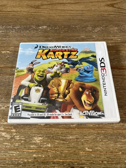 DreamWorks Super Star Kartz - Nintendo 3DS 2011 with case and manual DreamWorks Super Star Kartz - Nintendo 3DS 2011 with case and manual