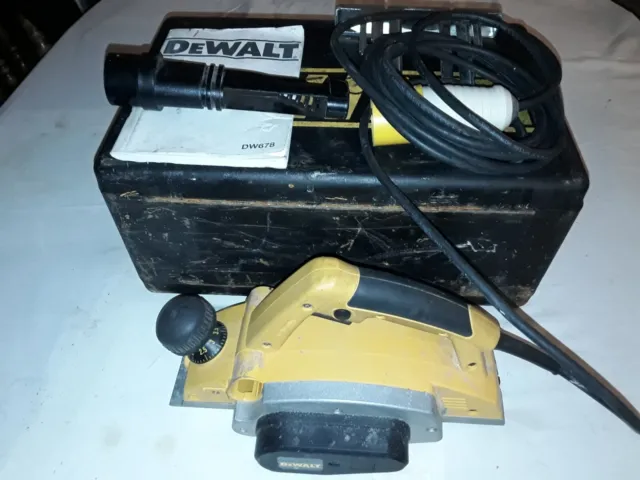 Dewalt DW678L-xw planer 4mm 110v 850w With Carry Case