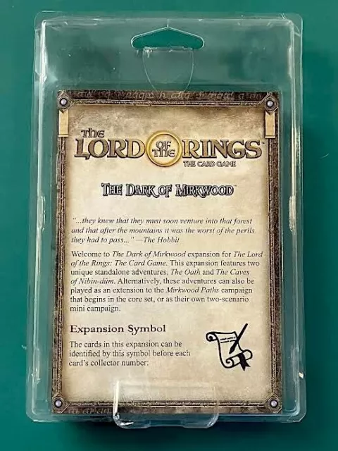 Lord of the Rings LCG, Dark of Mirkwood expansion, Excellent condition