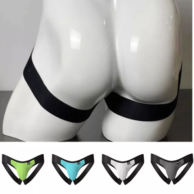 Sexy Men Thong Jockstrap Panties Low-Rise Underwear Underpants G-string Lingerie