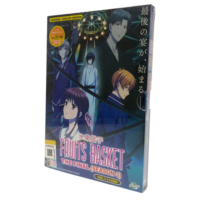 ANIME DVD FRUITS Basket The Final (Season 3) Vol.113 End English Dub
