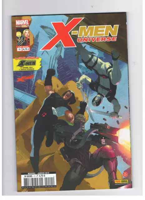 LOT de X-MEN UNIVERSE 3 4 11 14 MARVEL PANINI COMICS 2011