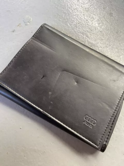 Audi A3 Owners Service Book History Folder / Wallet Leather