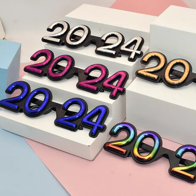 2024 Number Glasses Merry Christmas Party Gifts For Kids Party Favors Photo Prop