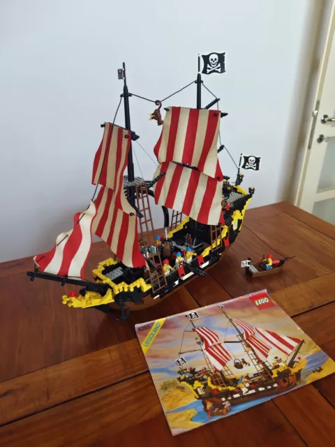 Lego 6285 Pirati Pirates Barracuda Legoland Box 1989 Galeone Vintage System Set