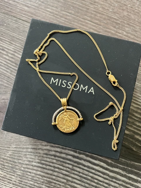 LUCY WILLIAMS X Missoma Roman Arc Coin Necklace 120.00 PicClick UK