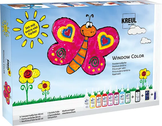 KREUL Window Color Set mit extra viel Farbe