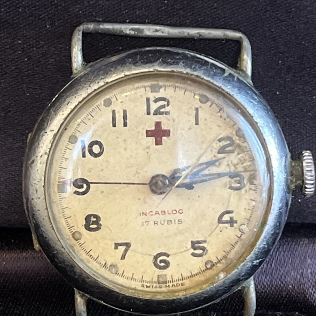Montre Bracelet Mécanique Vintage ATERIA Pour Homme - Occasion Mais Fonctionne - Pièce Ancienne