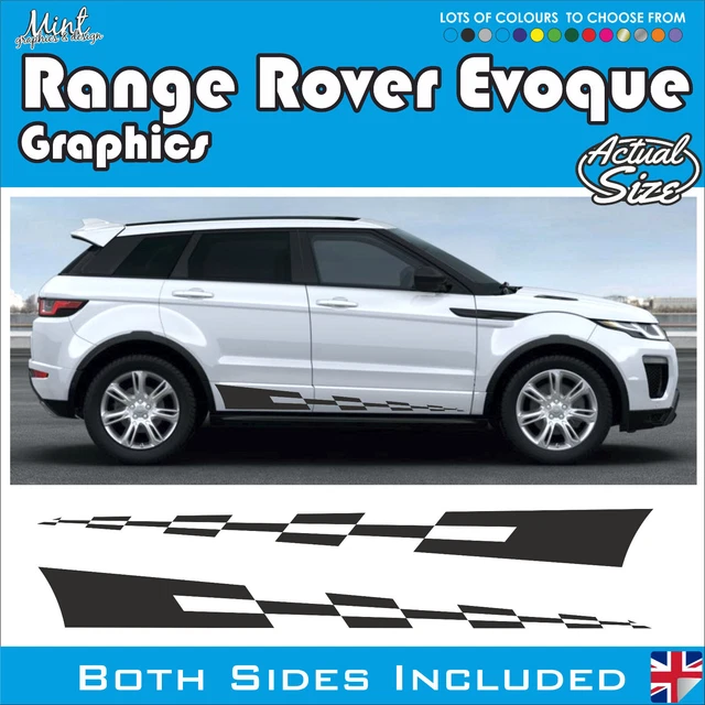 RANGE ROVER EVOQUE Side Stripes 4X4 Decals Stickers Graphics NO P&P 019 ...