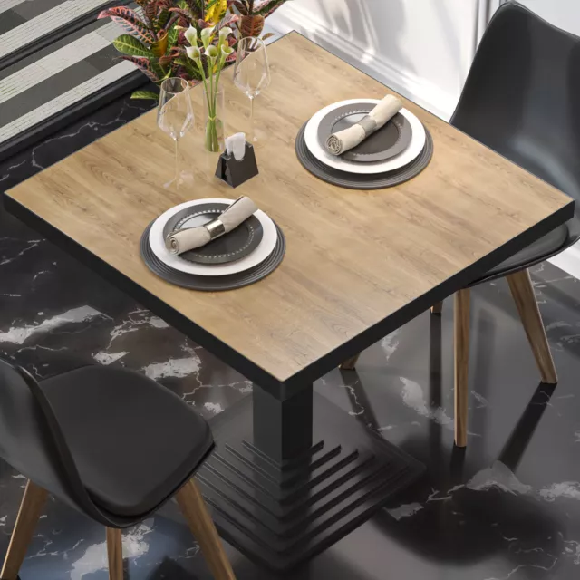 Tischplatte für Esstisch Wohnzimmertisch Couchtisch 70x70cm Eiche Deko Möbel
