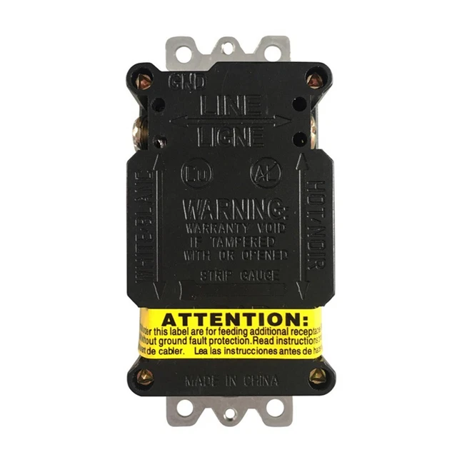 Disjoncteur GFCI Eaton BRP120GF 20A 120/240V - Protection Contre Les Fuites à La Terre, Montage Plug-in