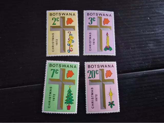 Botswana 1972 Sg 299-302 Christmas Mnh