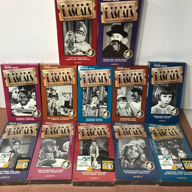 Admire Little Rascal THE LITTLE RASCALS Remastered Full Set w/ host Leonard Maltin volumns 1 ...