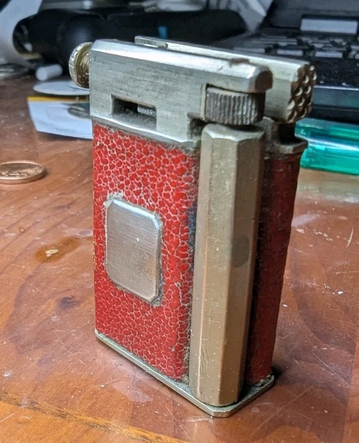 Ancien Briquet à Essence MINISTERE DES FINANCES - Métal Français - Vintage Rechargeable