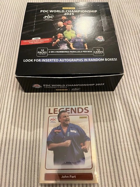 PANINI PDC WORLD Championship 2025 John Part Legend /50 £31.92 PicClick UK