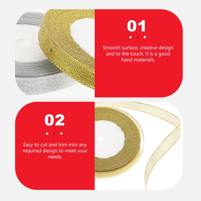 20 rollen von Weihnachten Verpackung Band Weihnachten Diy Bänder 7
