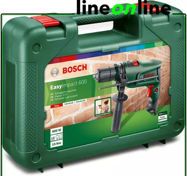 Trapano a percussione Bosch Easy Impact 600 Avvitatore in kit valigetta 3