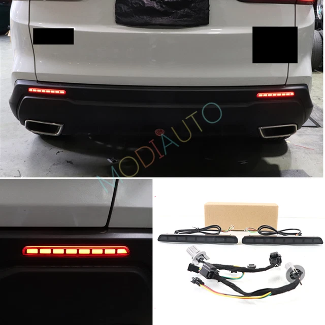 FOR HONDA CRV 20232024 Red LED Rear Fog Light Tail Bumper Light Sets