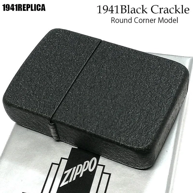 VINTAGE ZIPPO BLACK Crackle ZIPPO-MFG.CO BRADFORD P.A L 12/C