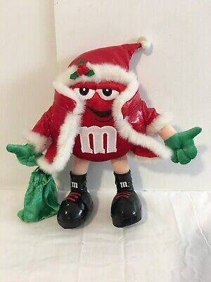 M&M’s Collectables Christmas Red Dressed as Santa Plush