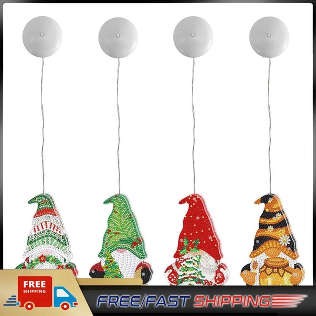 5D DIY Special Shape Diamond Painting Goblin Crystal Diamond LED Hanging Light