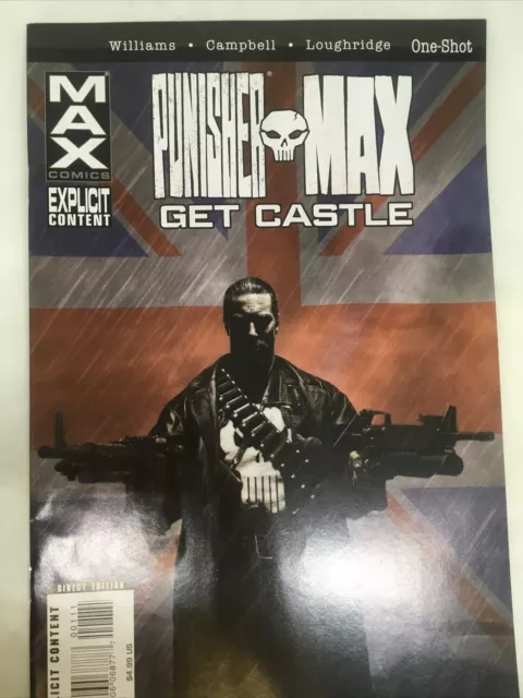 Punisher Max Get Castle 1 One Shot Tim Bradstreet