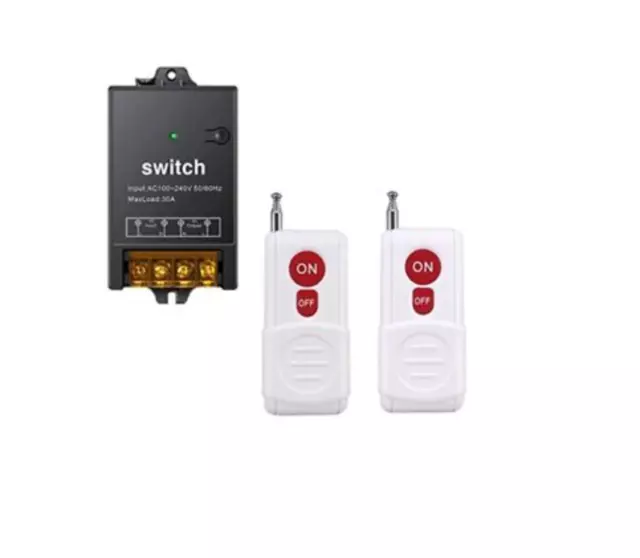 Donjon Wireless Remote Switch AC 110V/120V/240V/ Relay RF Control Light Switches