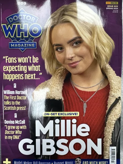 BBC Doctor Who Magazine May 2024 Millie Gibson, William Hartnell, Davina McCall