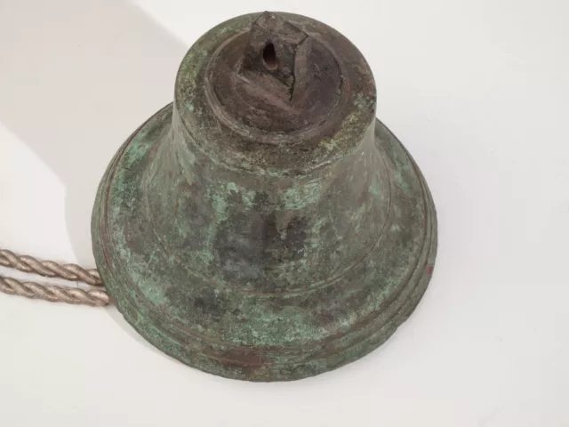 Bronze Glocke, antik - ca. 4 Kilo - 20,5cm - Schiffsglocke 2