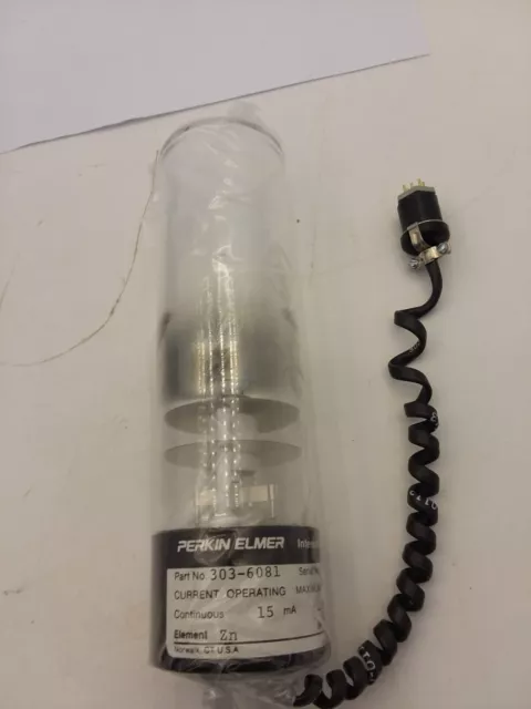 Perkin Elmer 303-6081 Intensitron Lamp Zinc Element 15/20Ma