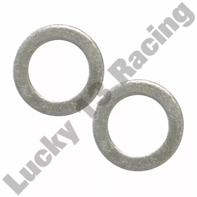 Oil sump plug washer pair twin pack aluminium crush seal for drain bolt x2 M14